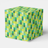 Groen pixelpatroon bedankdoosjes (Achterkant)