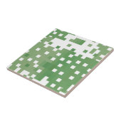 Groen pixelpatroon tegeltje (Zijkant)