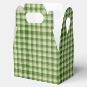 Groen Plaid Saint Patrick's dag Bedankdoosjes (Geopend)