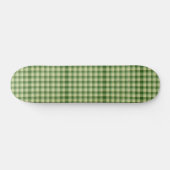 Groen Plaid Saint Patrick's dag Skateboard (Horizontaal)