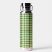 Groen Plaid Saint Patrick's dag Waterfles (Achterkant)