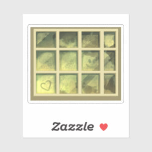 groen plakboek Sticker venster