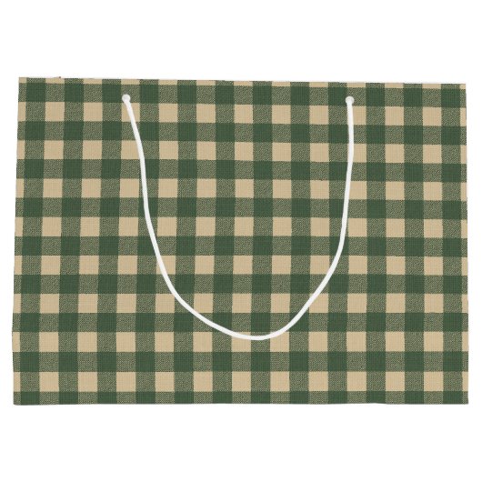 groen-plat rustiek land groot cadeauzakje (Achterkant)