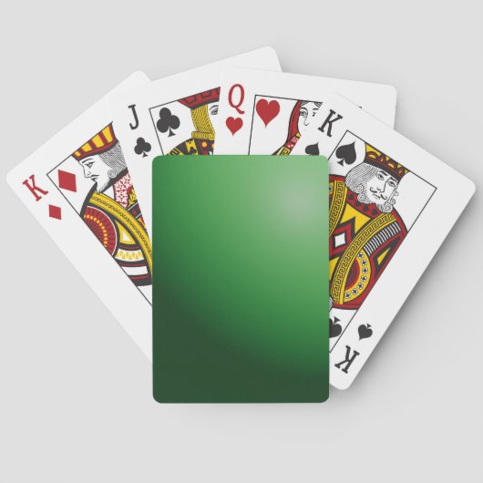Groen pokerkaarten (Achterkant)
