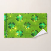 Groen Popular St Patrick's Day Clover Collectie Bad Handdoek (Handdoek)