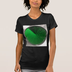 groen radarpatroon t-shirt