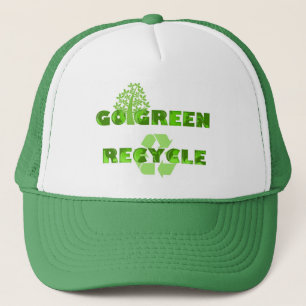 Groen Recyclen milieu-Pet Trucker Pet