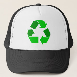 groen recyclen trucker pet