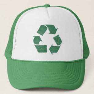 Groen Recyclen Trucker Pet