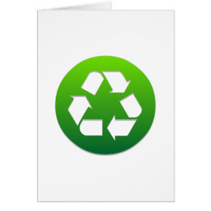 Groen recyclingsymbool