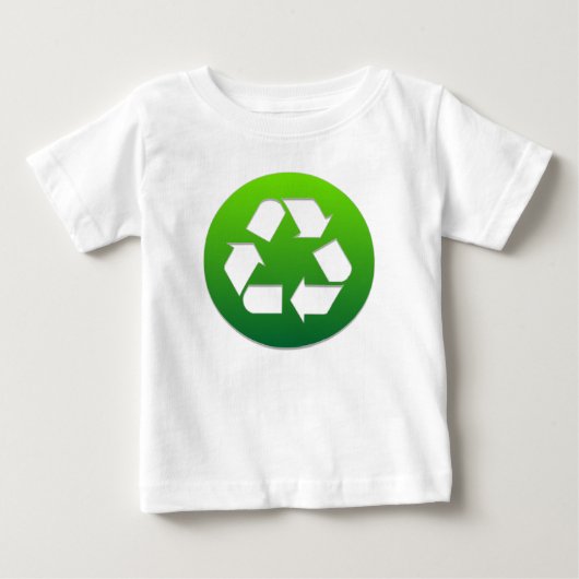 Groen recyclingsymbool (Voorkant)