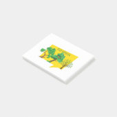 Groen, red de planeet post-it® notes (Schuin)