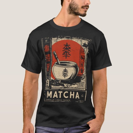 Groen ritueel: Matcha Construct T-shirt (Voorkant)