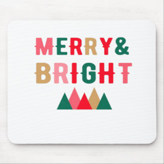 Groen rood en bruin vet typografie muismat