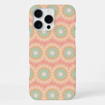 Groen Rood Geel Herhalend Geometrisch Mandala
