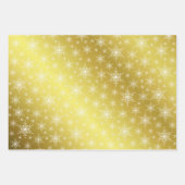 groen, rood, goud, kerstpapier, winter+patte, meer inpakpapier vel (Voorkant 3)