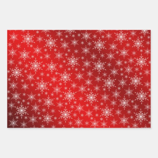 groen, rood, goud, kerstpapier, winter+patte, meer inpakpapier vel (Voorkant 2)