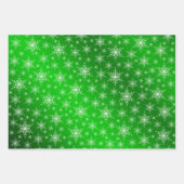 groen, rood, goud, kerstpapier, winter+patte, meer inpakpapier vel (Voorkant)