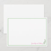 Groen, Roze en Witte Vruchten Aangepast Kaart (Voorkant / Achterkant)