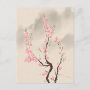 , groen roze, roze, roze vormgeving briefkaart