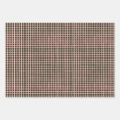 Groen Roze Vakantie Inpakpapier Bladen (Voorkant 2)