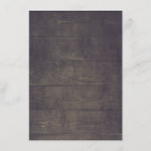 Groen Rustiek Land Bruiloft Informatie Gast Informatiekaartje (Achterkant)