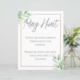 Groen Rustiek Vrijgezellenfeest Ring Hunt Spel