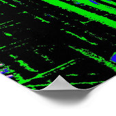 Groen schaafsel poster (Hoek)