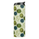 Groen schetsenpatroon thermosbeker (Gedraaid links)