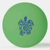 Groen schildpad pingpongballen (Achterkant)