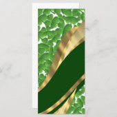 Groen shamrock-patroon (Voorkant / Achterkant)