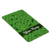 Groen shamrock-patroon magneet (Rechterzijde)