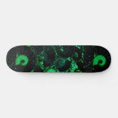 Groen shell-patroon Nautilus Skateboard (Horizontaal)
