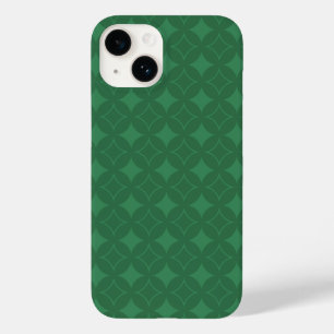 Groen Shippo-patroon Case-Mate iPhone 14 Hoesje