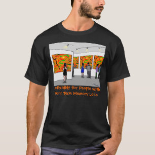 Groen Shirt "Art Exhibit"