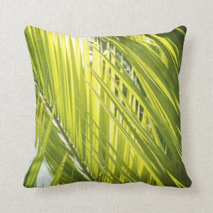 Groen Sierkussen met palmbomen
