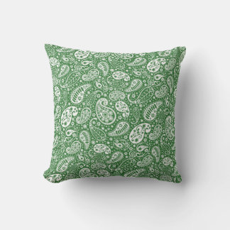 Groen Sierkussen van Paisley"