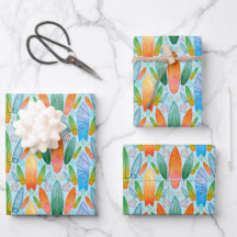 Groen Sinaasappel & Blauw Zomer Surfplanken