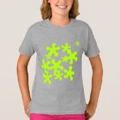 groen slijm grijs leuk kind t-shirt (Voorkant)