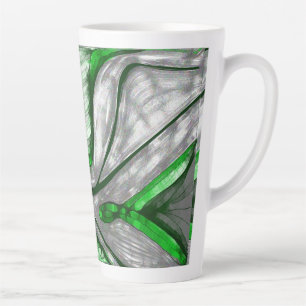 groen staal latte mok