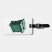 Groen stemvak bagagelabel (Voorkant horizontaal)