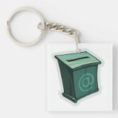 Groen stemvak sleutelhanger (Voorkant)