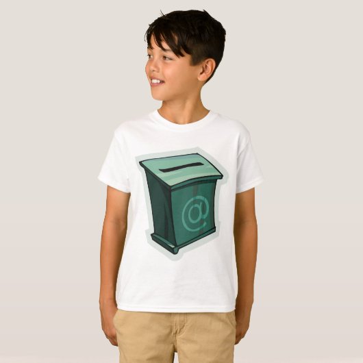 Groen stemvak t-shirt (Voorkant volledig)