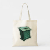 Groen stemvak tote bag (Achterkant)