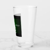 Groen steraxy Astronaut, gepersonaliseerd Glas (Links)