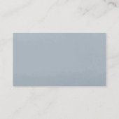 Groen stoffige blauwe botanische luier loterij kaa informatiekaartje (Achterkant)