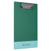 Groen Stripe gepatenteerde naam Klembord (Rechts)