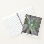 Groen Succulent Notitieboek (Binnen)