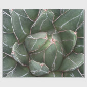 Groen succulnet Plant mat inpakpapier (Vlak)