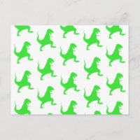 Groen t-rex-patroon